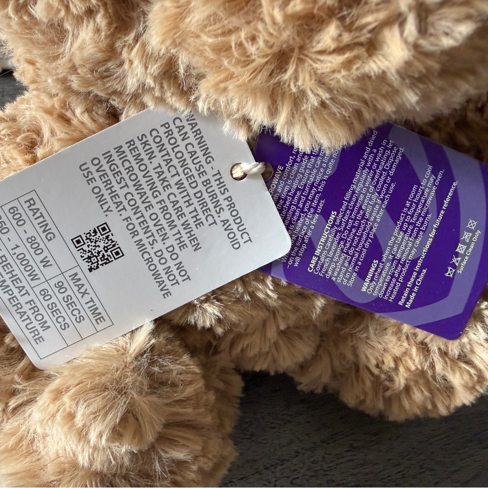 Warmie 🧸 Plush Tan Teddy Bear nwt sooo soft and adorable -for every age! - Picture 7 of 9
